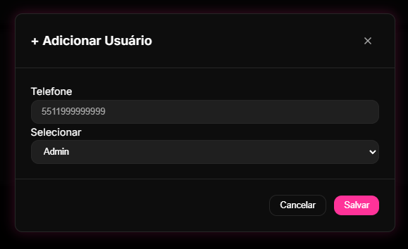 tela de configuração de Whitelist e Strikes no Dashboard do 9bot.