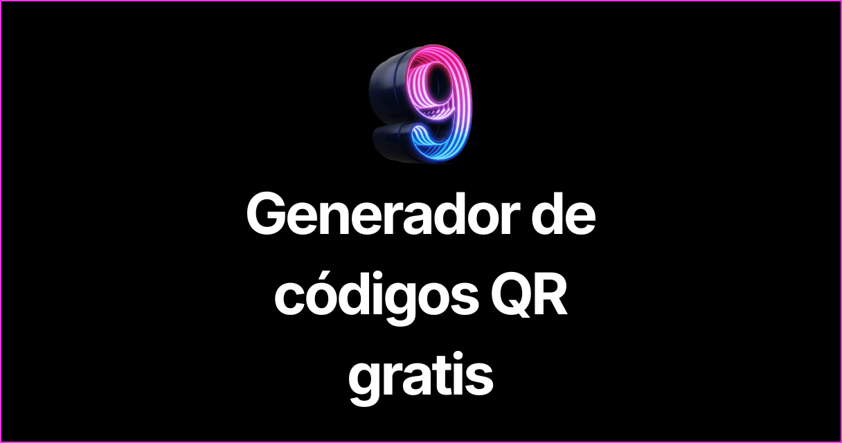 Generador de códigos QR gratis