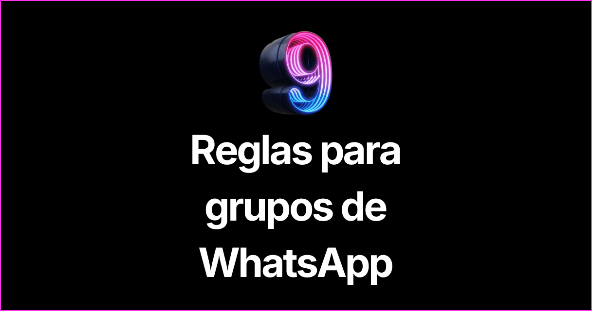 Generador de reglas para grupos de WhatsApp