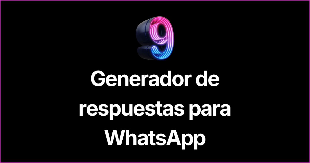 Generador de respuestas rápidas para WhatsApp