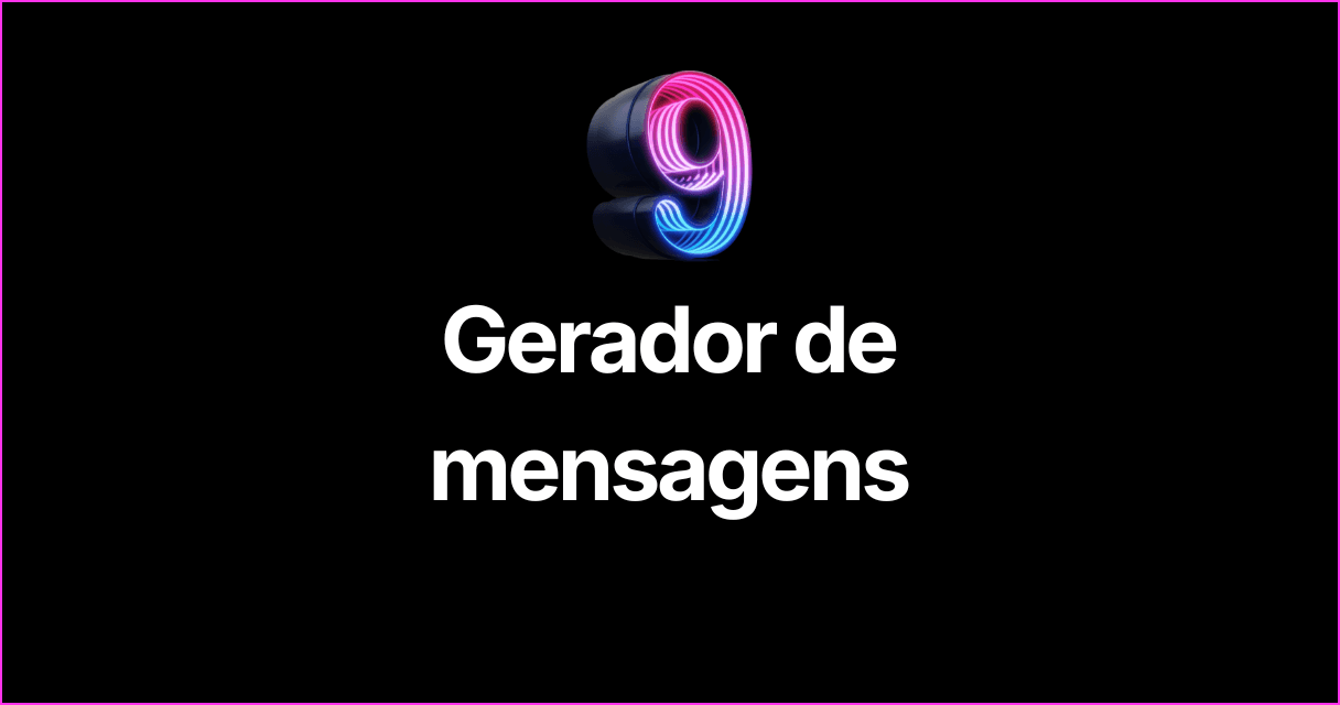 Gerador de mensagens