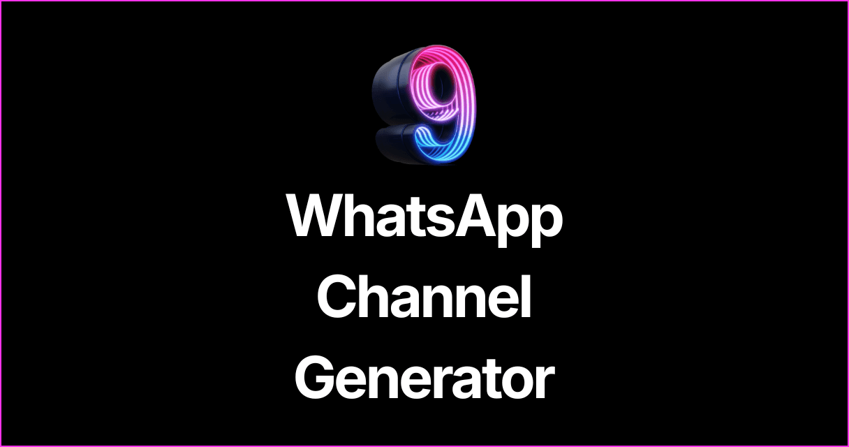 WhatsApp Channel Description Generator